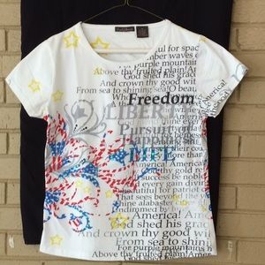 French postcards Tee 95% cotton 5% spandex